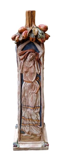 Grande scultura terracotta - ,