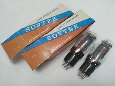 new 2x 2A3 SOVTEK monoplate NOS NIB high efficiency value tubes triode amplifier