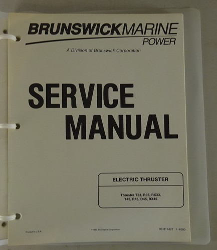 Officina manuale brunswick - manuale,