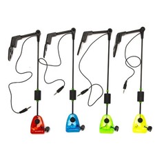 Set 4pz Altalena Pesca Morso Pesca Allarme Indicatori in Custodia con Cerniera LED1422