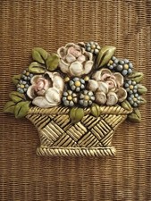 THUN RARA FORMELLA CESTO FIORI