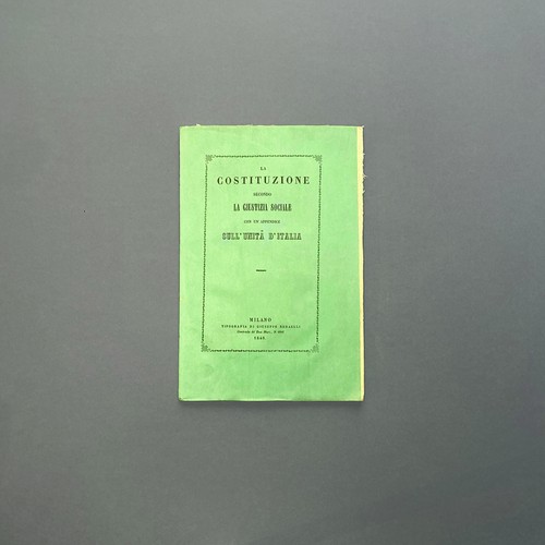 Costituzione secondo la - costituzione,