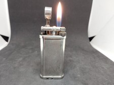 Accendino a gas Dunhill Unique Hammer vintage argento funzionante