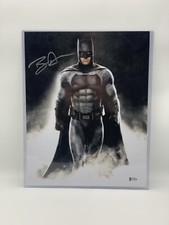 Foto autografata Ben Affleck firmata Justice League Batman 11x14 BAS Beckett certificato di autenticità