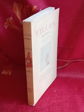 Villon (Œuvres), Illustrations de Dubout 1941 Gibert Jeune - Numéroté, Vélin