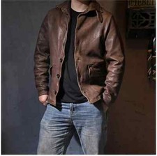 Giacca Moto Uomo Vintage
