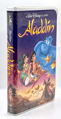 Aladdin vhs disney video tape - vhs,