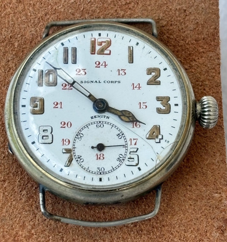 Trench watch zenith ww1 - 1918,
