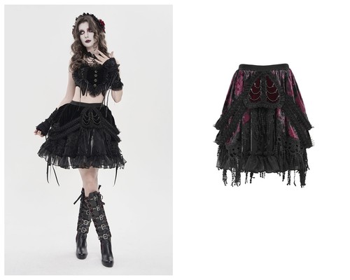 Gonna diavolo moda steampunk - diavolo,