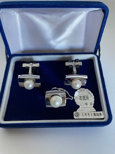Gemelli mikimoto argento vera - mikimoto,