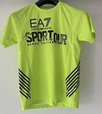 Maglia Jersey corsa running YELLOW giallo fluo EA7 Emporio Armani  2019 size S