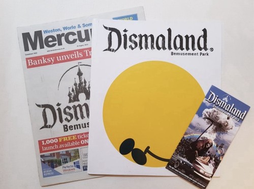 Banksy dismaland program - banksy,