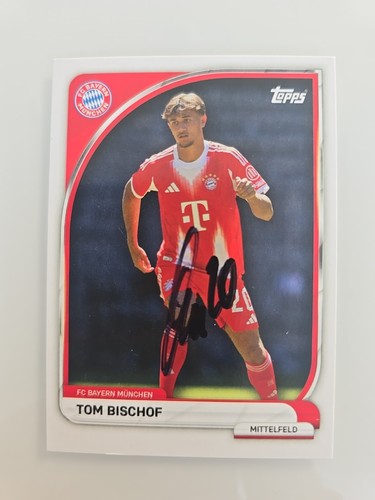 Tom bischof fcb autografo - bischof,