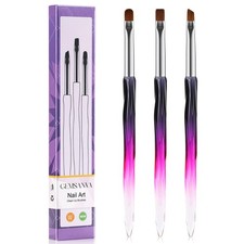 Nail Art Spazzole Pulizia,3PCS
