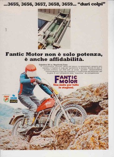 Advertising pubblicità fantic - advertising,