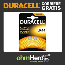 Batteria lr44 duracell a - lr44,
