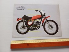 Moto Guzzi Cross 50 1974 depliant originale italiano