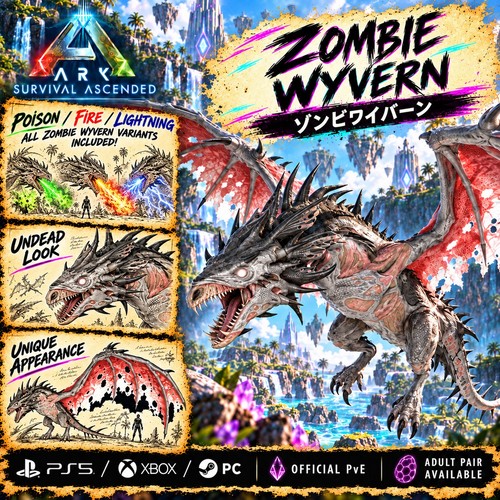Zombie wyvern coppia adulti - adulti, |