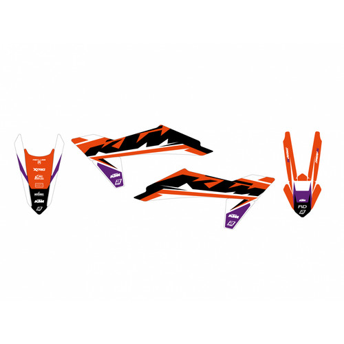 Kit adesivi grafiche ktm - adesivi,