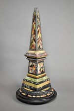 Obelisco marmo nero 20" Pietra