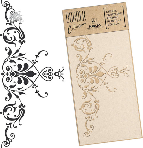 Stencil pittura bordi 21x45 - stencil,