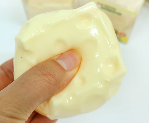 Cheese squishy toy stretchy - cheese,