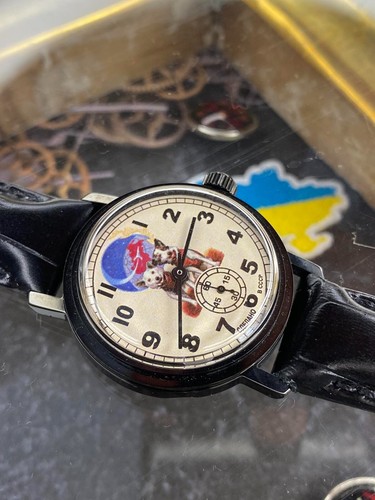 Orologio vintage cani - vintage, spaziali