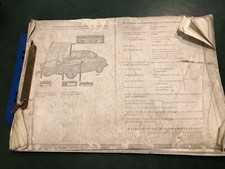 COPIA MANUALE OFFICINA CATALOGO RICAMBI MERCEDES 300sl-w198 VINTAGE EPOCA