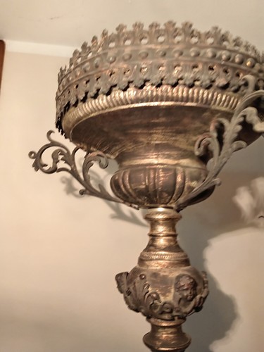Vintage grande portacandele - vintage,