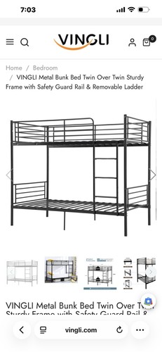 Vingli letto castello in - letto, a