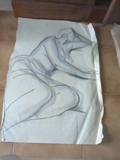 STUDIO RAGAZZA DISEGNO ANNI 50
