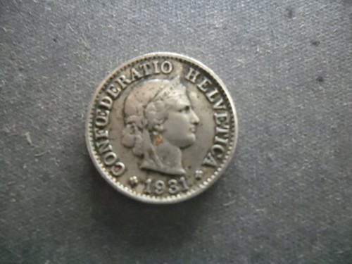Svizzera centesimi del 1931 - centesimi,