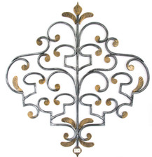 LINEA LEONARDO Appendiabiti a scomparsa 3/5 posti ferro battuto varie finiture