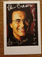 AL BANO AUTOGRAFO ORIGINALE