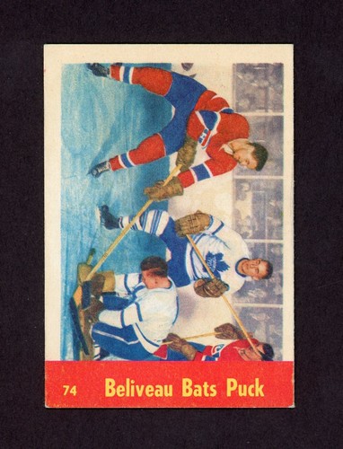 1955 parkhurst 74 beliveau - 1955-56,