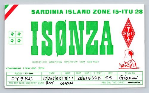 Radioamatore qsl is0nza - radioamatore,