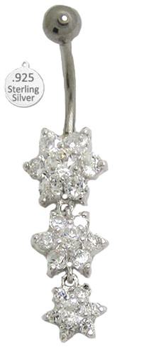 Piercing ombelico corpo 925 - ombelico,