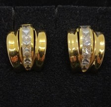Pendientes oro 18k 750 mls