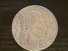 1949 Italy 5 Lire Coin