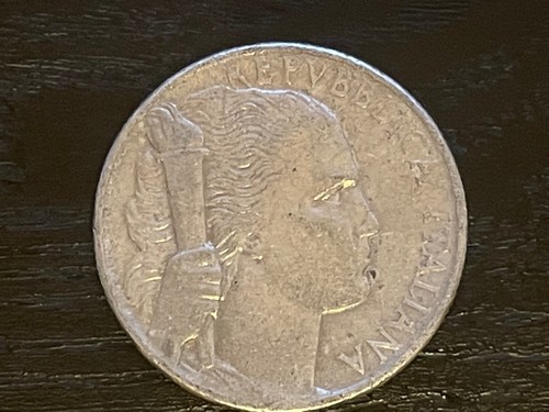 Moneta lire italia 1949 - 5,