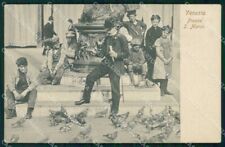 Venezia Città Piazza San Marco Piccioni cartolina RT7272