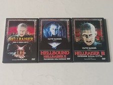 DVD HORROR HELLRAISER I II III EDIZIONE STORMOVIE LOTTO 3 FILM