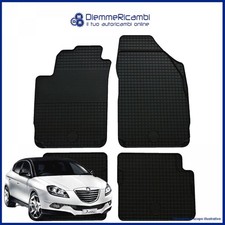 TAPPETI - TAPPETINI IN GOMMA 3D NERI PER LANCIA DELTA IIII dal 2008 in poi