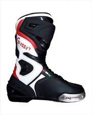 Stivali Per Moto Racing in Pelle 39 40 41 42 43 44 45 46 