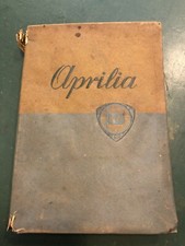 LIBRETTO ISTRUZIONI E CATALOGO PEZZI DI RICAMBIO LANCIA APRILIA 1937 mod. 1139 V
