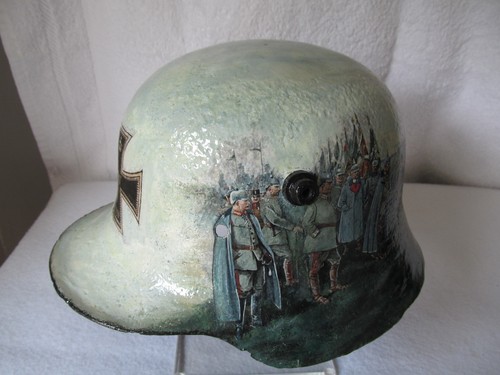 Ww1 painted m18 stahlhelm - ww1, (?)