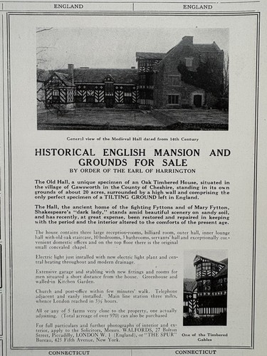Gawsworth old hall vendita - hall,
