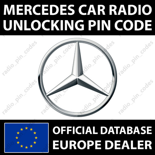 Mercedes radio pin - mercedes,