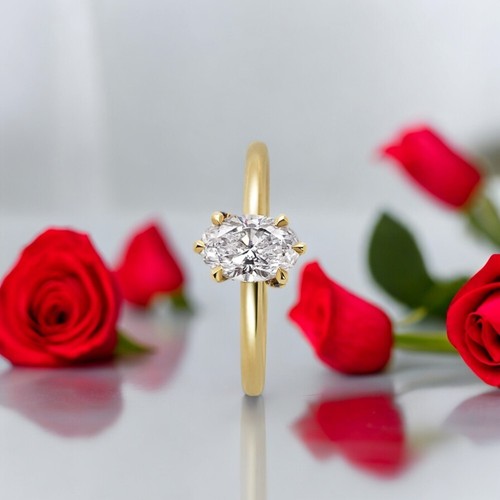 Anello fidanzamento oro - in,