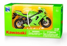 Modellino moto giapponese Kawasaki Ninja ZX-6RR giocattolo pressofuso 1:18 NewRay